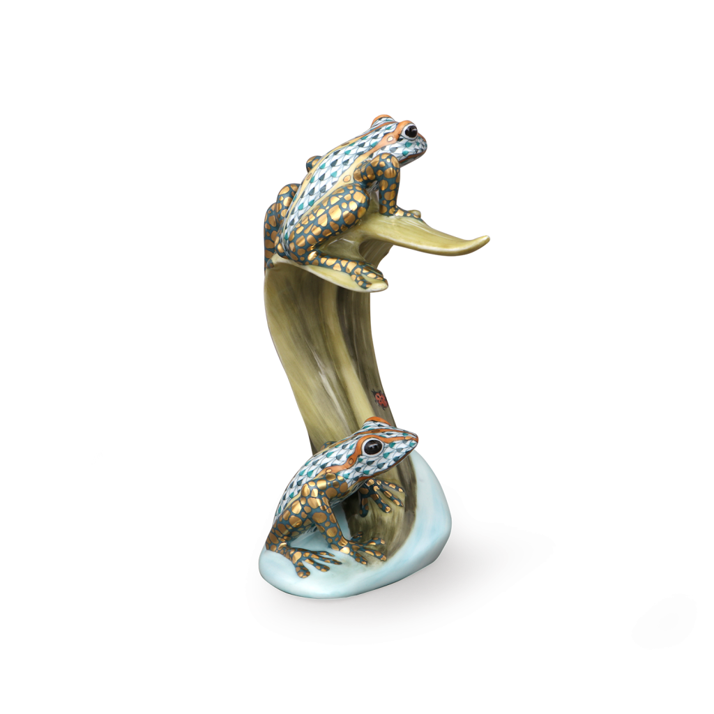 Három béka levélen