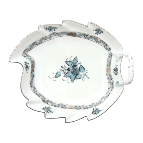 Levélalakú tál, balra forduló