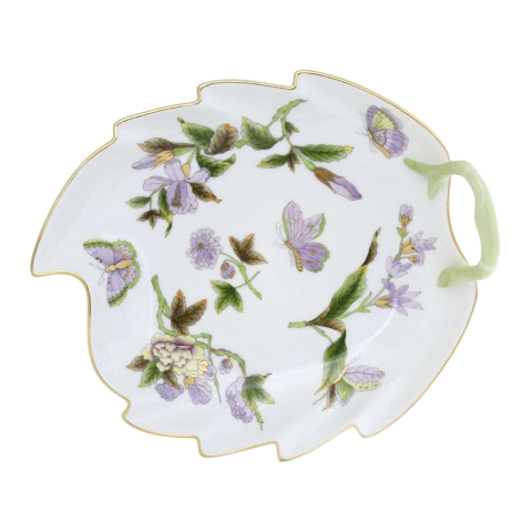 Levélalakú tál, balra forduló