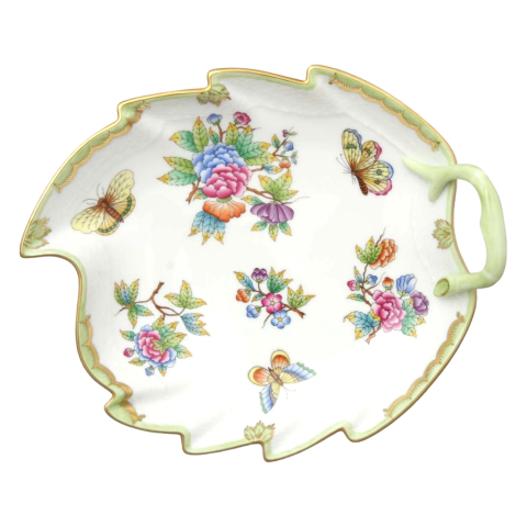 Levélalakú tál, balra forduló