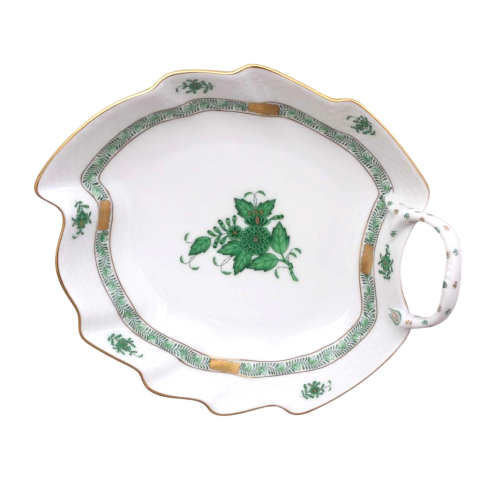 Levélalakú tál, balra forduló