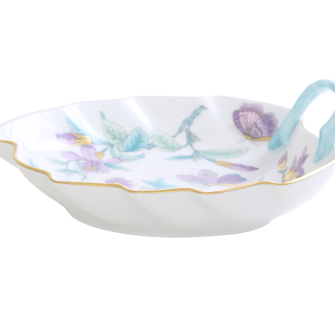 Levélalakú tál, balra forduló