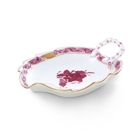 Levélalakú tál, balra forduló