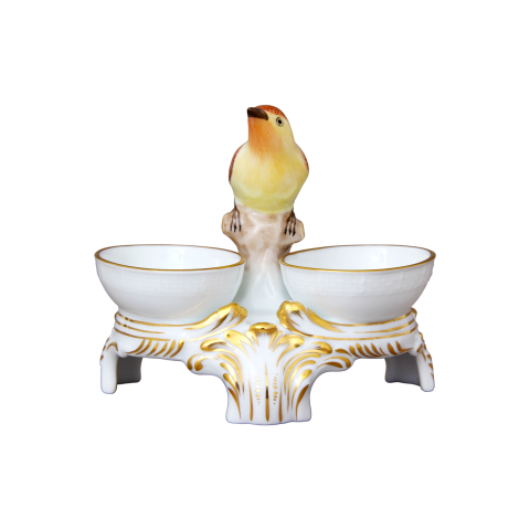 Só- és borstartó, madárfogóval