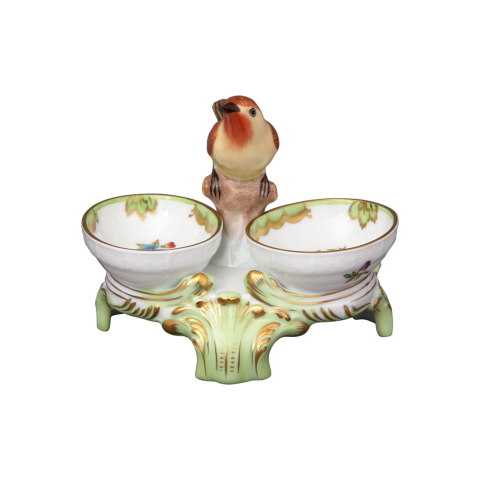 Só- és borstartó, madárfogóval