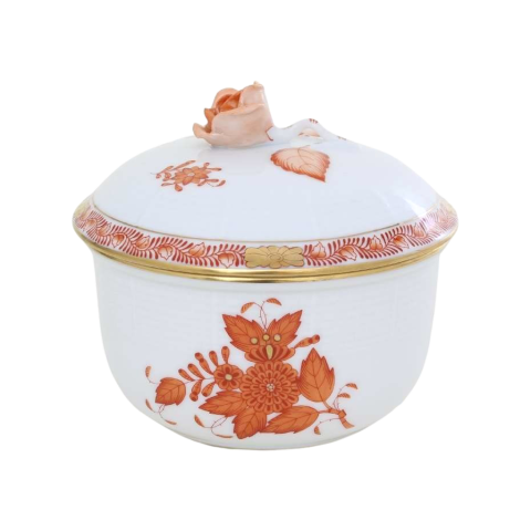 Cukortartó, rózsafogóval