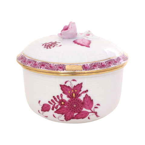 Cukortartó, rózsafogóval