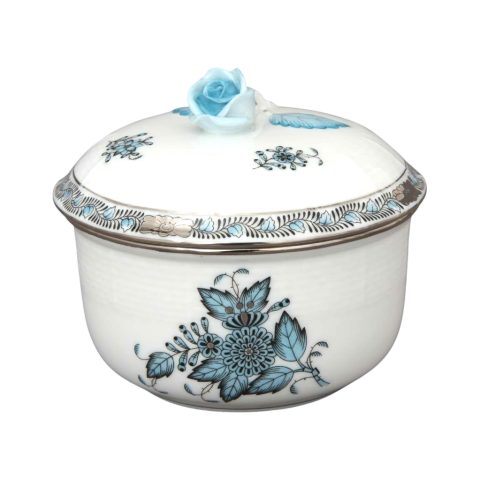 Cukortartó, rózsafogóval