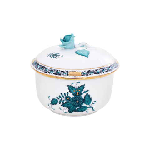 Cukortartó, rózsafogóval