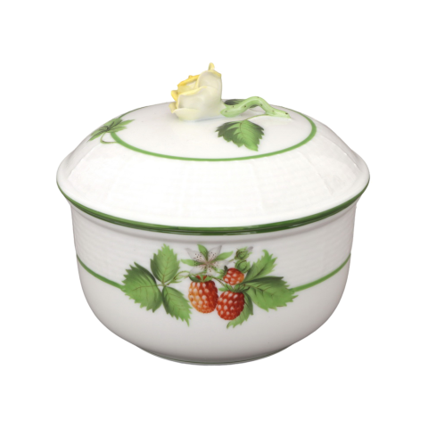 Cukortartó, rózsafogóval