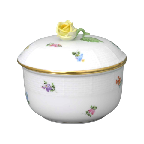 Cukortartó, rózsafogóval