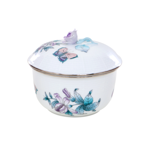 Cukortartó, rózsafogóval