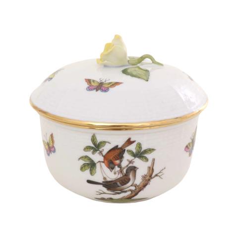 Cukortartó, rózsafogóval