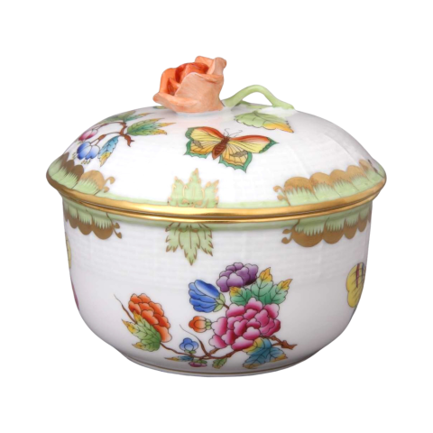 Cukortartó, rózsafogóval