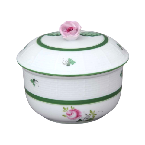 Cukortartó, rózsafogóval