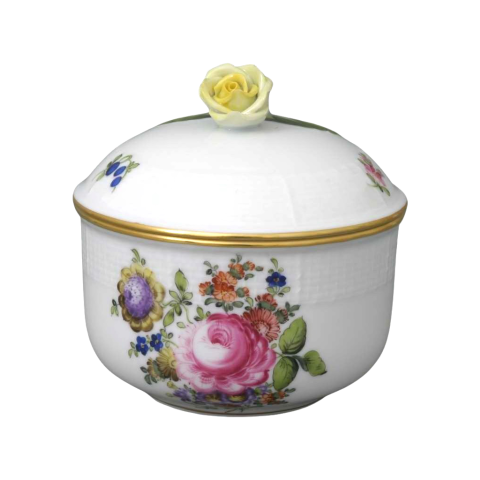 Cukortartó, rózsafogóval