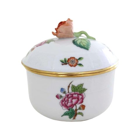 Cukortartó, rózsafogóval