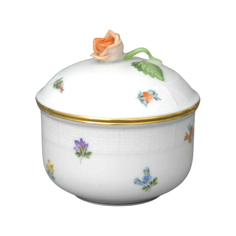 Cukortartó, rózsafogóval