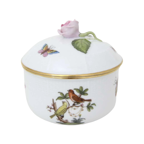 Cukortartó, rózsafogóval