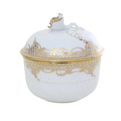 Cukortartó, rózsafogóval