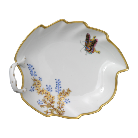 Levélalakú tál, jobbra forduló