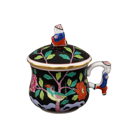 Krémcsésze, mandarinfogóval