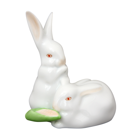 Nyúlpár, kukoricával