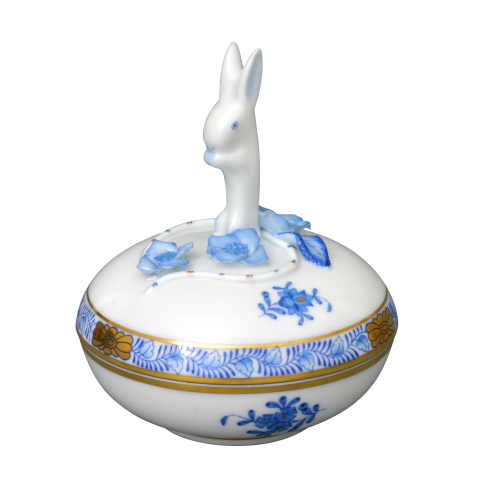 Bonbonier, virágfüzéres nyúlfogóval