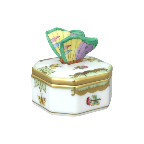 Díszdoboz, lepkefogóval