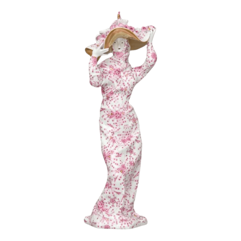 Karneváli alak, kalapos nő