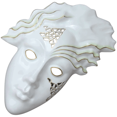 Álarc, jobb arc és bal homlok áttört