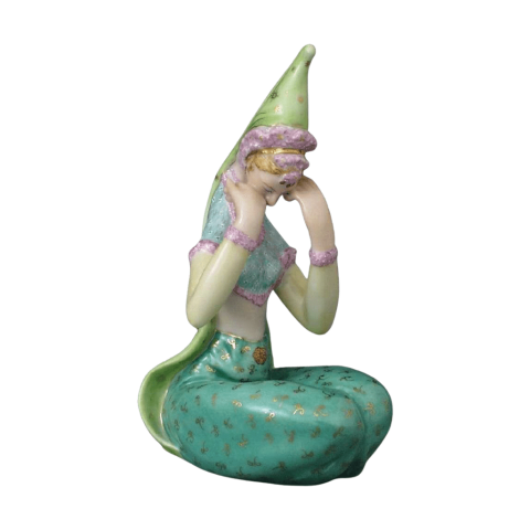 Háremhölgy, keze az arcán