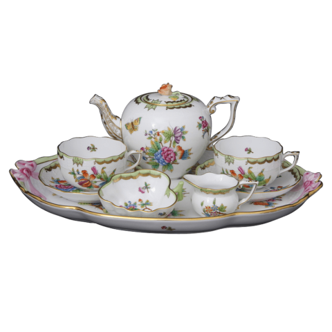 Teáskészlet 2 személyre VBO dekorral