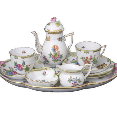 Kávéskészlet 2 személyre VBO dekorral