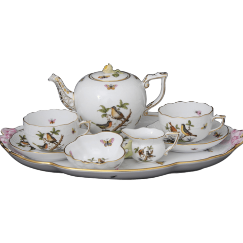 Teáskészlet 2 személyre RO dekorral