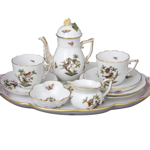 Kávéskészlet 2 személyre RO dekorral