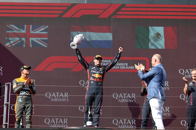 Herend Trophies on Hungaroring’s podium